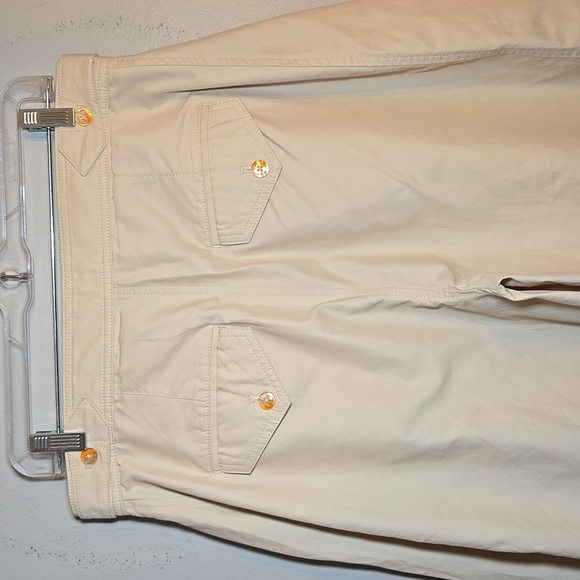 Anthropologie Maeve Utility Barrel Trouser Chino Neutral Pocket Pants NWOT - Picture 10 of 16